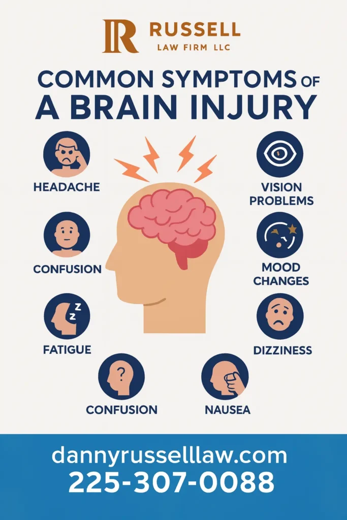 Commom Sysmptoms of a Brain Injury Danny Russell